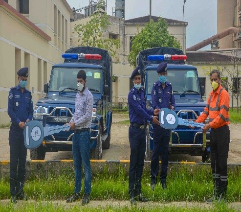 vehicles for local police stations