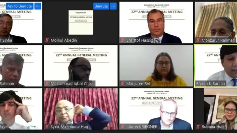 agm of lafargeholcim bangladesh held